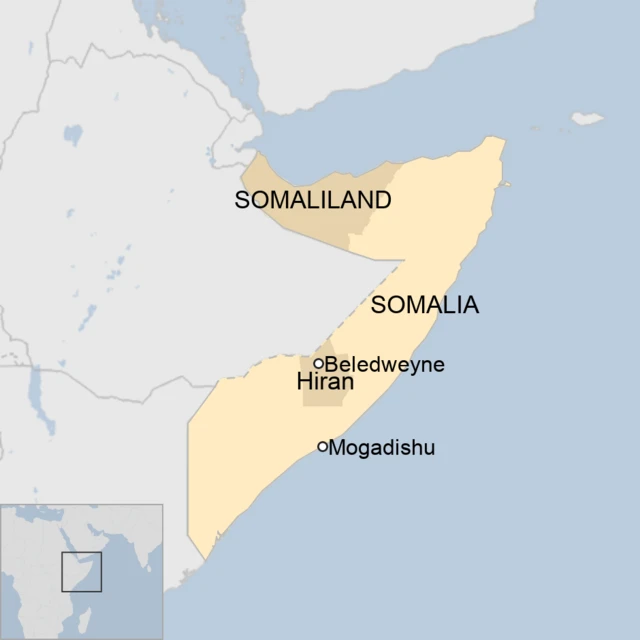 Map of Somalia