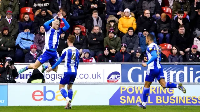 Wigan celebrate