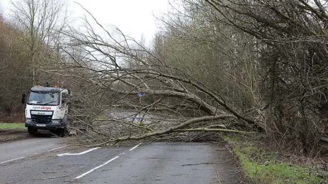 B487 near Redbourn