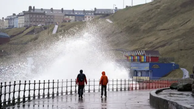 A wave in Whitby