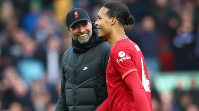 Klopp and virgil van dijk