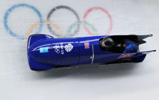 Team bobsleigh two woman