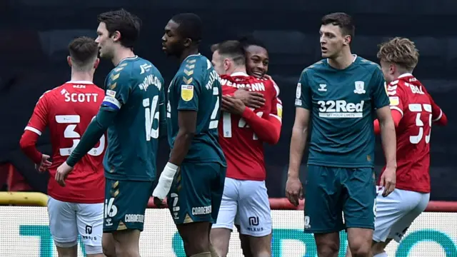 Bristol City celebrate