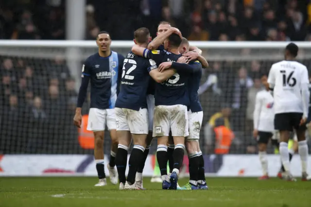 Huddersfield celebrate