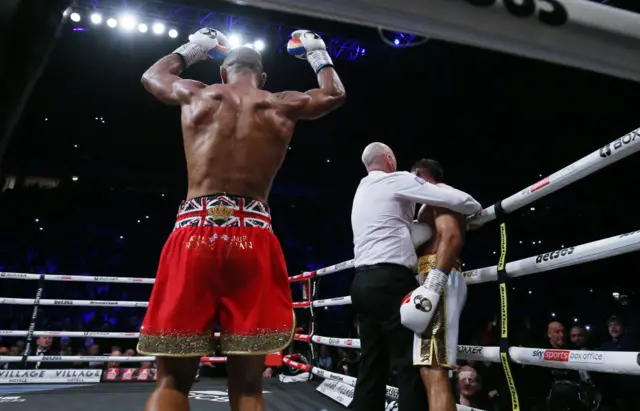 Kell Brook celebrates