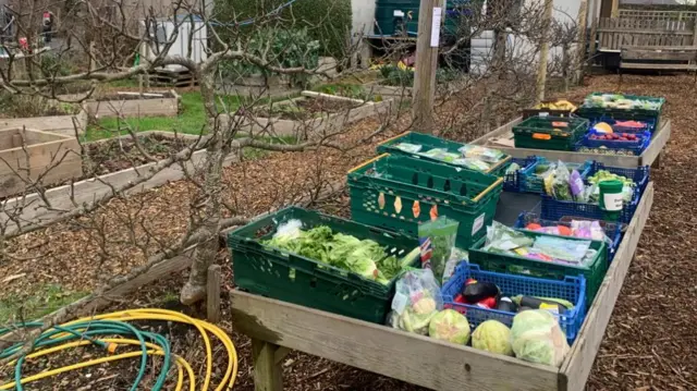Newtown Food Surplus in Powys, Wales.