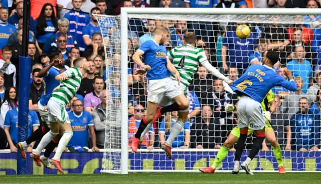 Filip Helander thumped in a header from a Borna Barisic corner