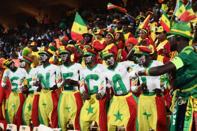 Senegal fans
