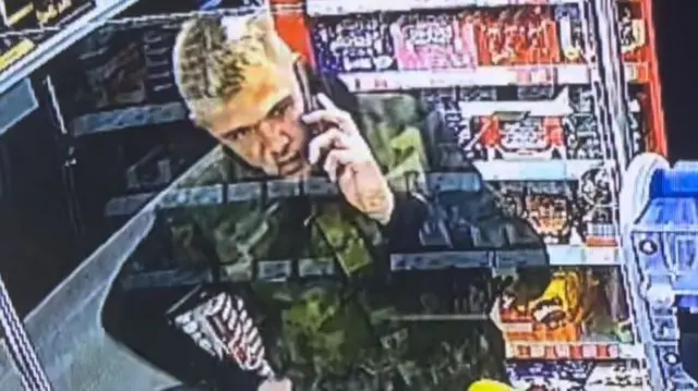 CCTV image of suspect.