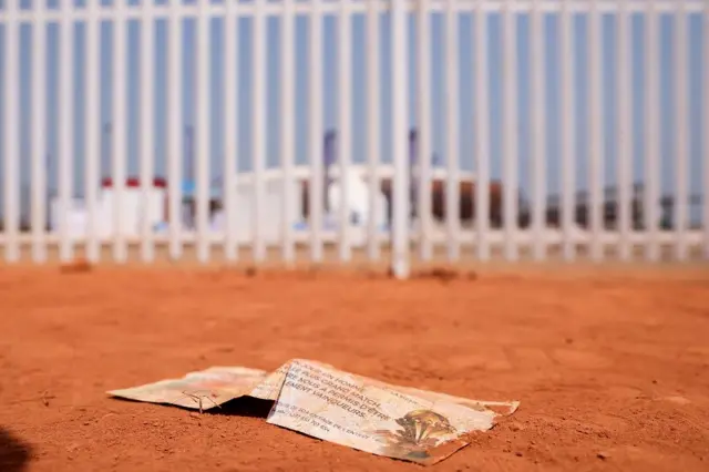 A ticket by the Olembé Stadium where the crush occurred