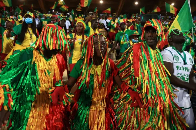 Senegal fans
