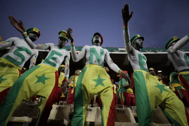 Senegalese football fans - 2 February 2022