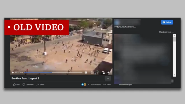 A screenshot of the video posted on 22 January 2022