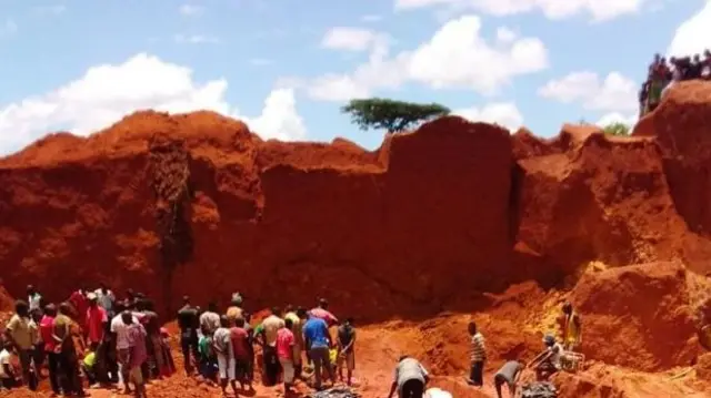 A gold mine in Mozambique