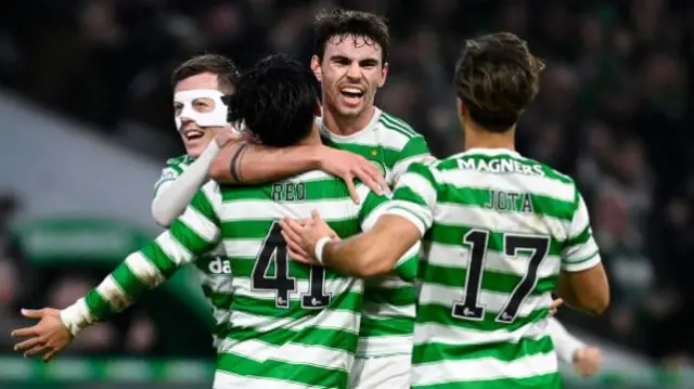 Celtic cruised to victory over their Glasgow rivals