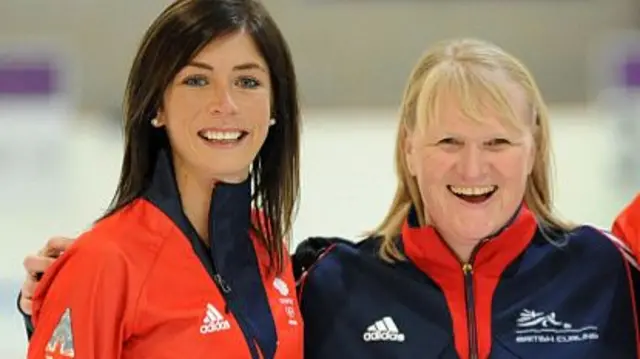 Eve Muirhead and Rhona Martin