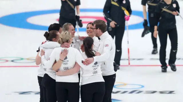 Team GB celebrate