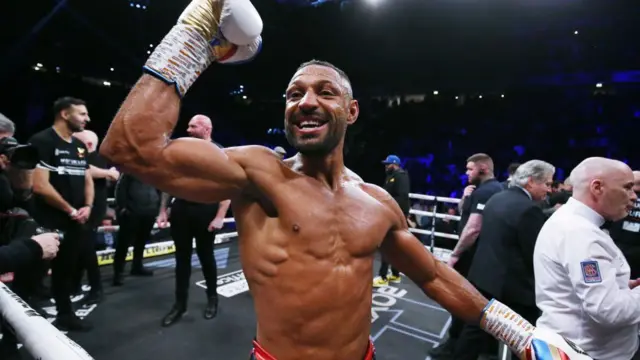 Kell Brook celebrates