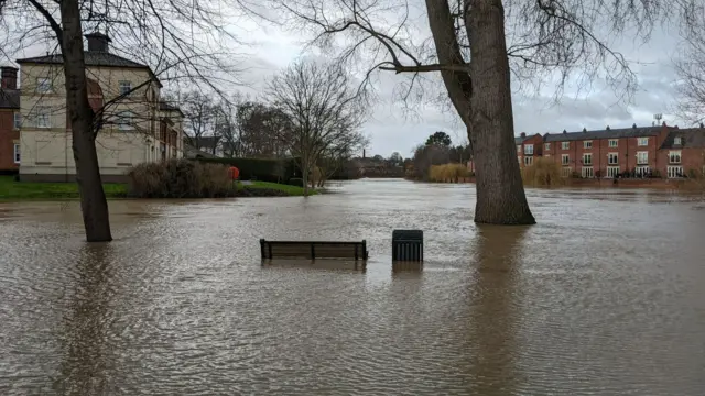 Flooding in Shrewsbury