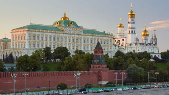 The Kremlin buiding in Moscow