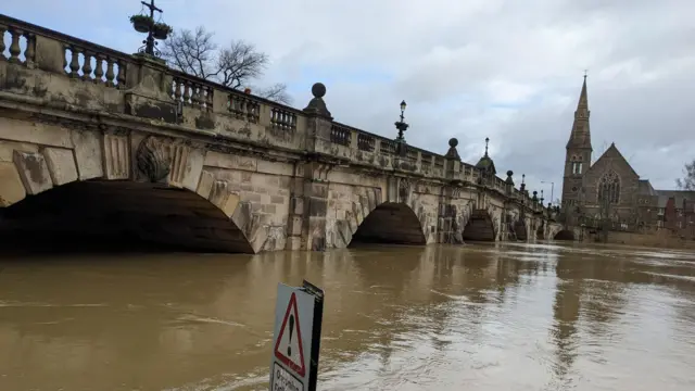 Flooding in Shrewsbury