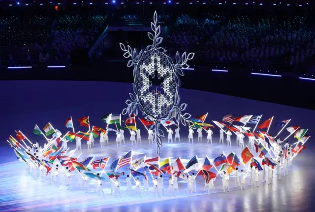 The closing ceremony of the Beijing Olympic Games