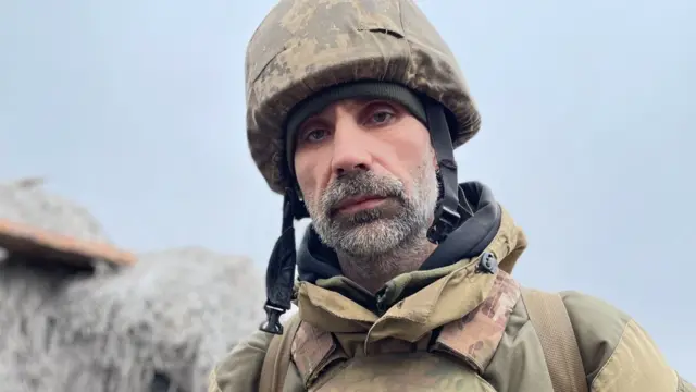 Ukrainian soldier