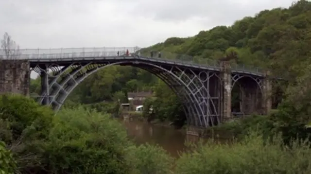 The Ironbridge Gorge in safer times