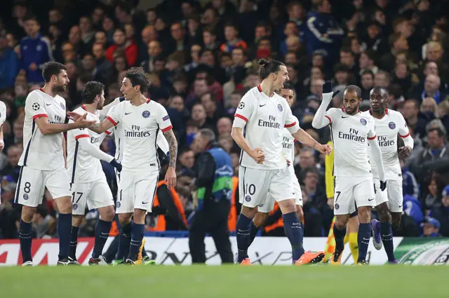 PSG celebrate