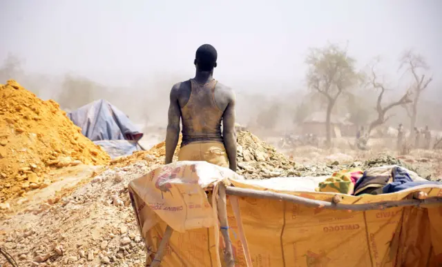 A gold mine in Burkina Faso