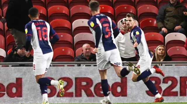 West Brom celebrate