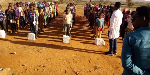 Pupils at Tula Web School