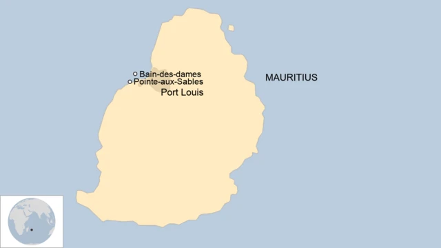 Map of Mauritius