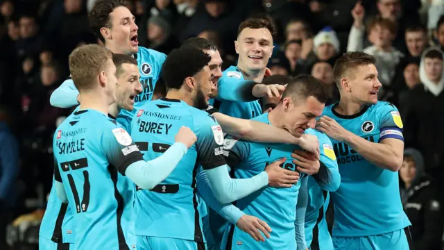 Millwall celebrate