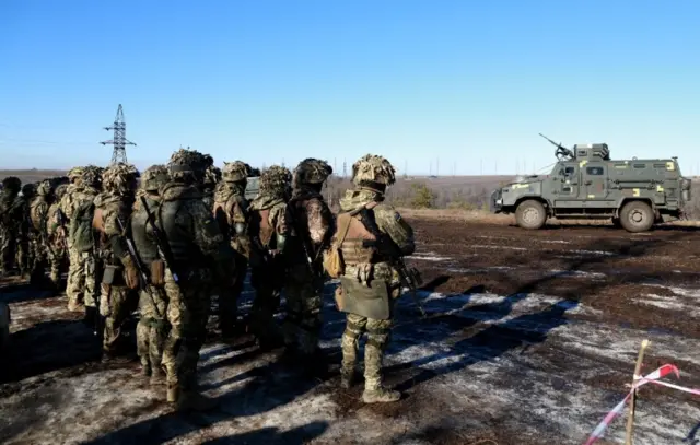 ukraine army drill