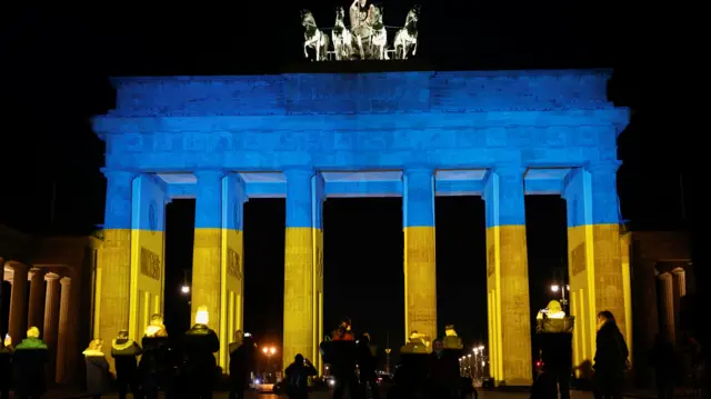 The Brandenburg Gate in Berlin