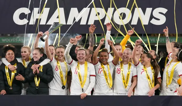 England lift Arnold Clark Cup