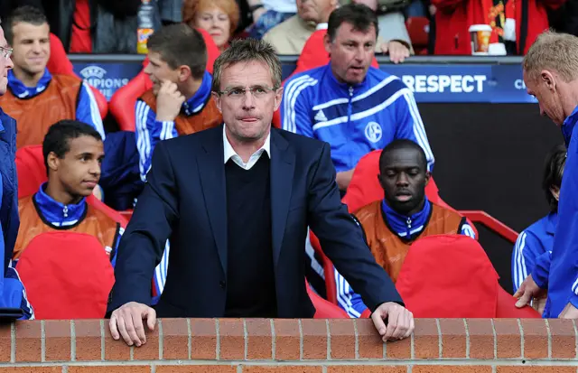 Manchester United manager Ralf Rangnick