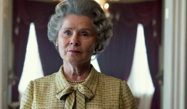 Imelda Staunton as the Queen in the fifth series of The Crown.