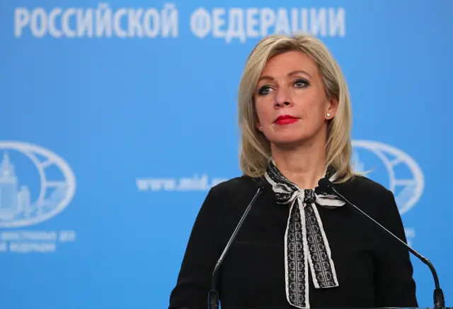 Russian spokesperson Maria Zakharova