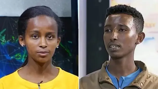 Sifan Fita (L) and Koket Tesfaye (R)