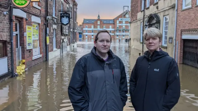 Councillors Keith Aspden and Paula Widdowson