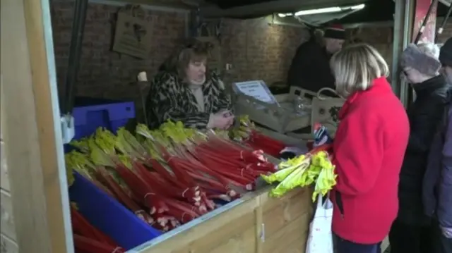 Rhubarb stall