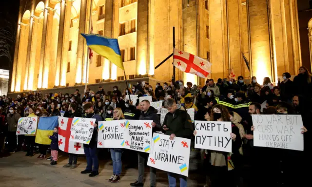 Protesters in Ukraine