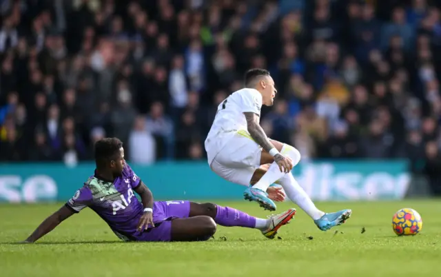 Ryan Sessegnon challenges Raphinha