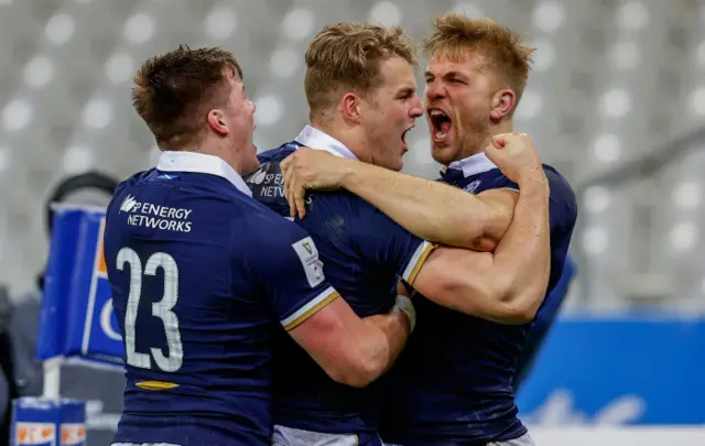 Scotland won 27-23 in Paris last year after a dramatic finale