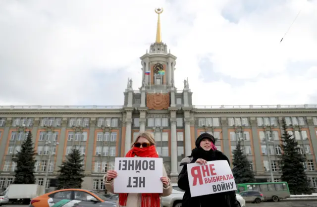 Protesters in Novosibirisk