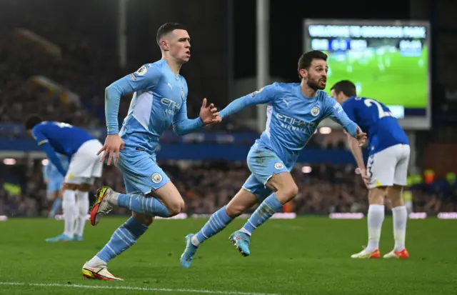 Phil Foden and Bernardo Silva