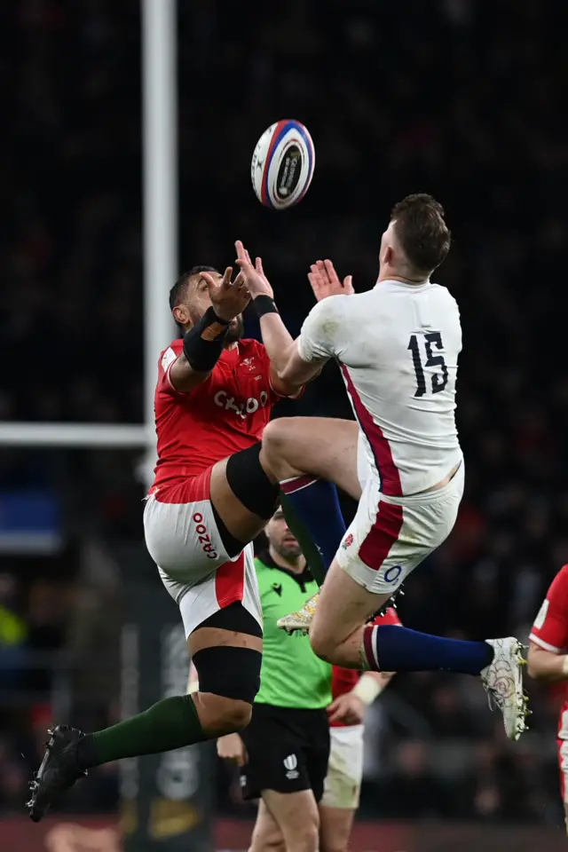 Frederick Steward catches a ball