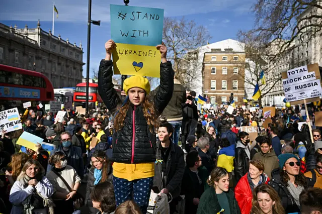 London protest